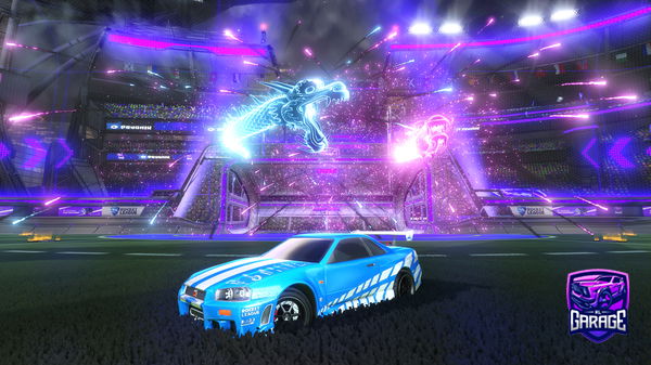 A Rocket League car design from Akinemkoszon14