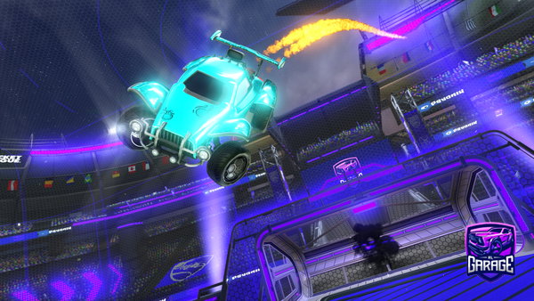A Rocket League car design from Jetpackfox