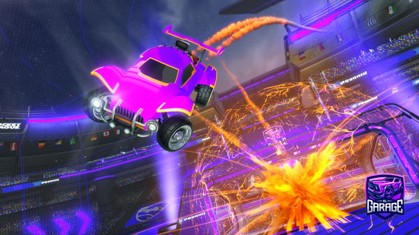 A Rocket League car design from CringyWaffle