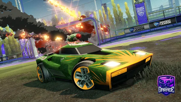 A Rocket League car design from irosario78