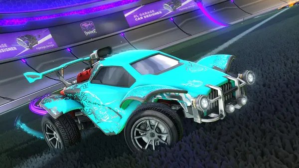 A Rocket League car design from happtsu