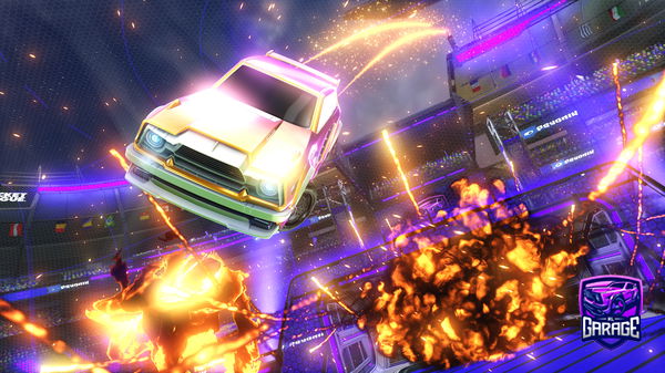 A Rocket League car design from GooseVibes