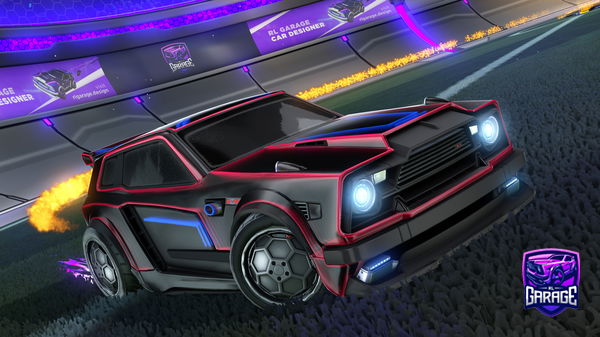 A Rocket League car design from rudinho473