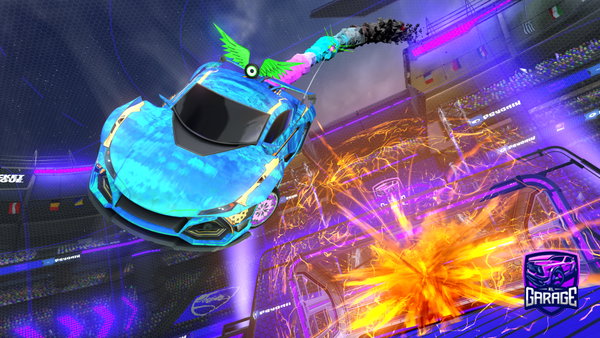 A Rocket League car design from falkadelic84
