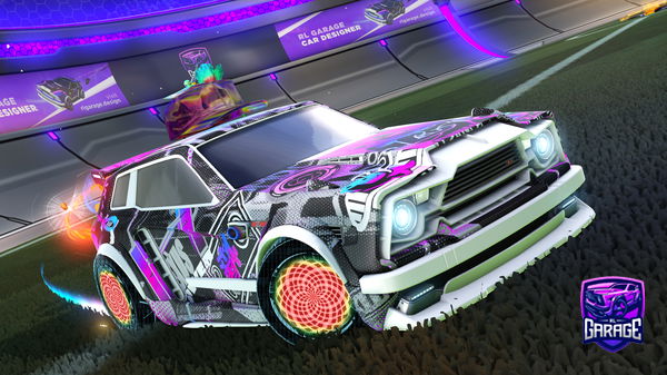 A Rocket League car design from Dobletophat