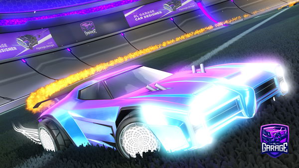 A Rocket League car design from Blue_211