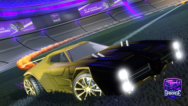 A Rocket League car design from pk9911