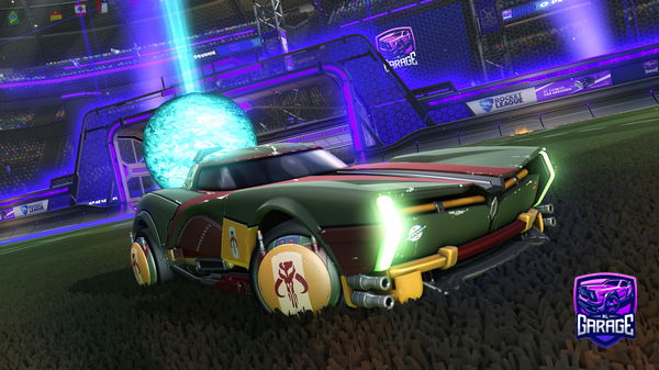 A Rocket League car design from wingfether