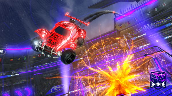 A Rocket League car design from Crunchxxy