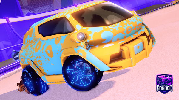 A Rocket League car design from Bradmoser4
