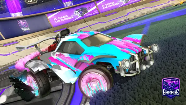 A Rocket League car design from HuffleHP720