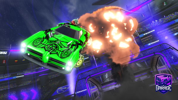 A Rocket League car design from Misha76_