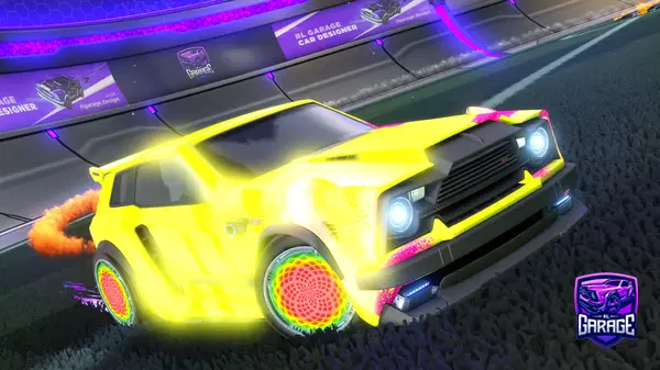 A Rocket League car design from VotableLamb3920