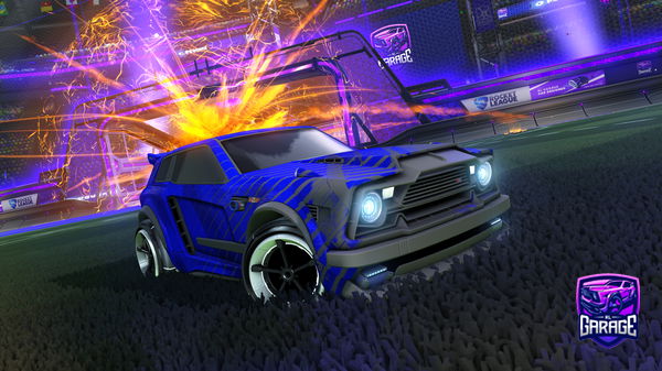 A Rocket League car design from Mehtagxbox