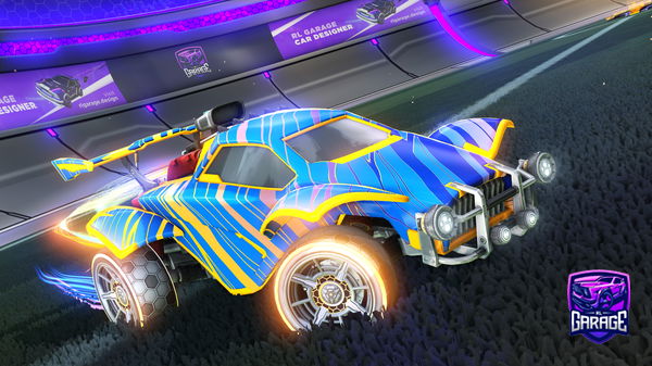 A Rocket League car design from nammcl