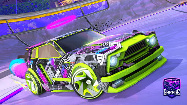 A Rocket League car design from GI1tch