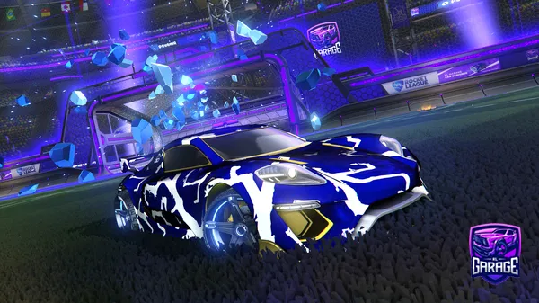 A Rocket League car design from Noisyboyusa