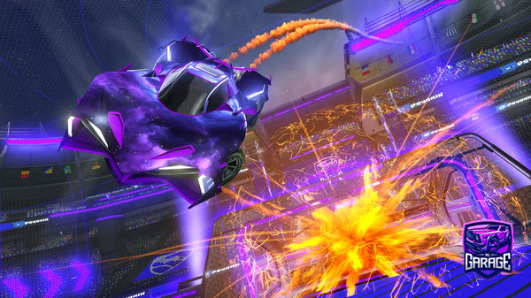 A Rocket League car design from Japebbli