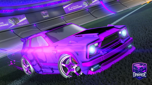 A Rocket League car design from dangerduck