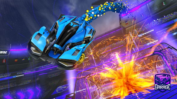 A Rocket League car design from LapeGames