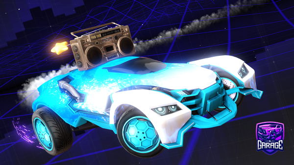 A Rocket League car design from MTGX