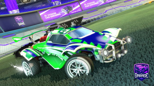 A Rocket League car design from Speedyslothz513