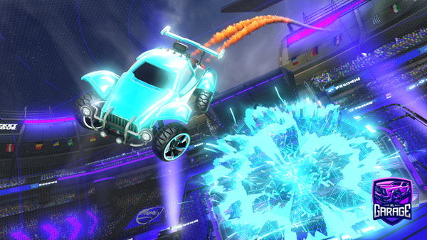 A Rocket League car design from HaleChungus
