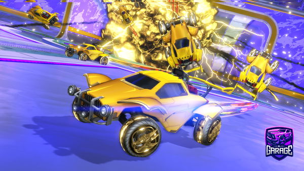 A Rocket League car design from NicoV231