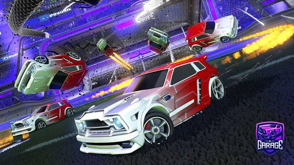 A Rocket League car design from Blu3stormz