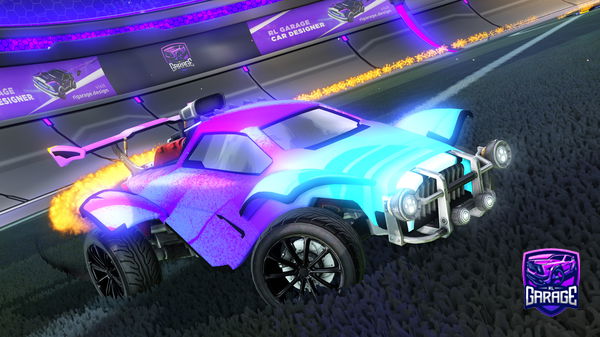 A Rocket League car design from HRY_1015