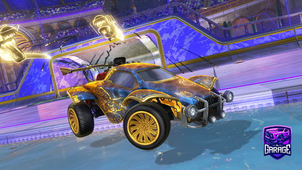 A Rocket League car design from jackedpotato