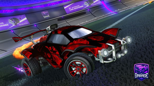 A Rocket League car design from Evildragonlive
