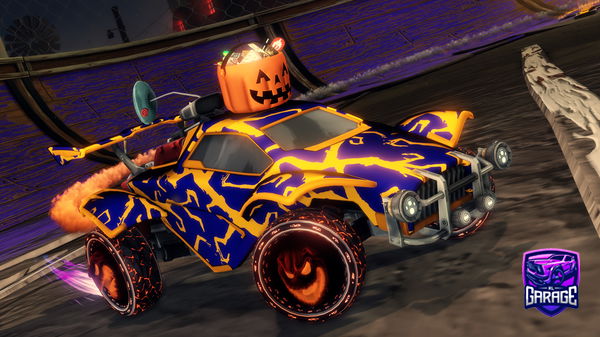 A Rocket League car design from Mogadoo11