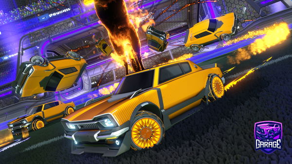 A Rocket League car design from Squaz_la_banane