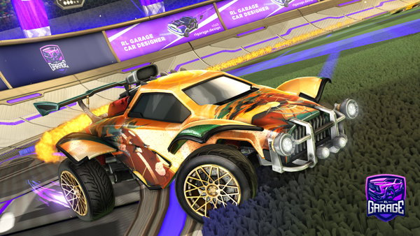 A Rocket League car design from DRKS1DER