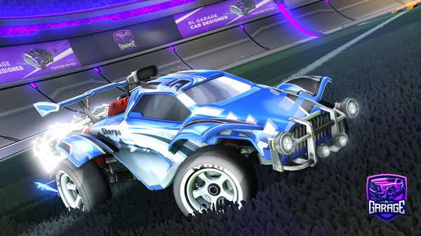 A Rocket League car design from MrSpyNa