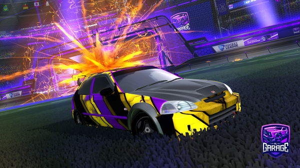 A Rocket League car design from ybarx