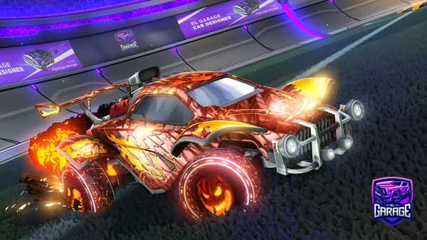 A Rocket League car design from Ezosku