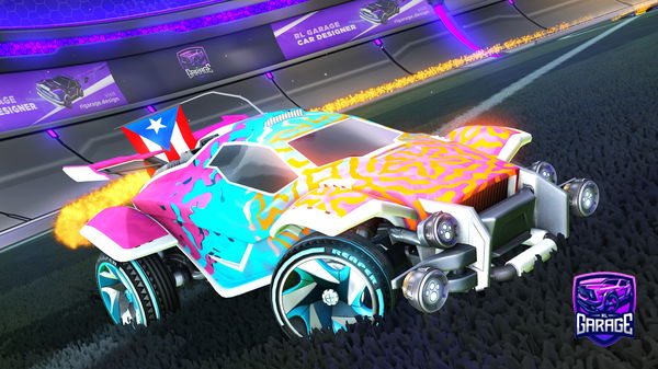A Rocket League car design from dieguilin