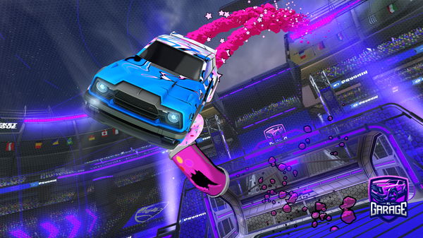 A Rocket League car design from Mykekw