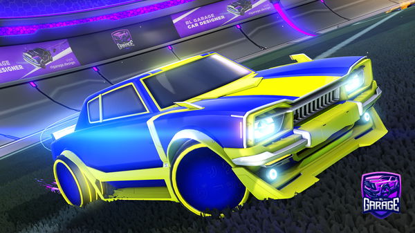 A Rocket League car design from Bzerojr