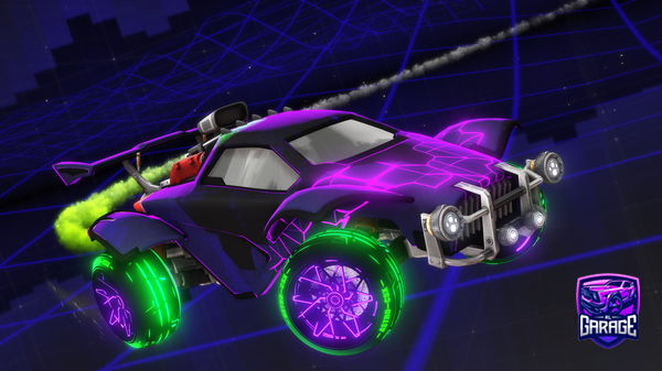 A Rocket League car design from Axolotl_Man_89