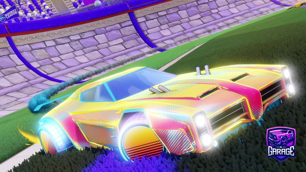 A Rocket League car design from HotGarbage