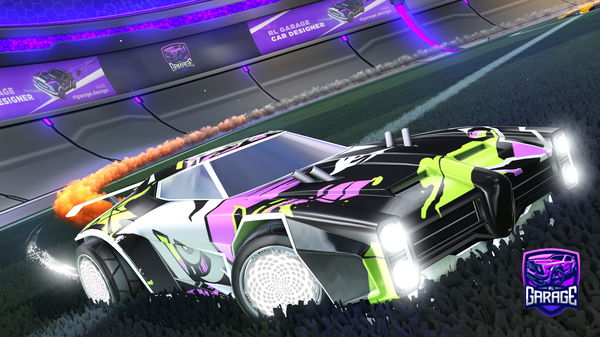A Rocket League car design from Letsgo12