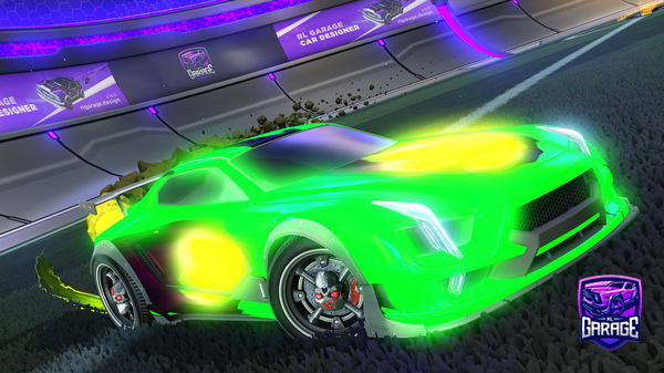 A Rocket League car design from GalaxyVerse