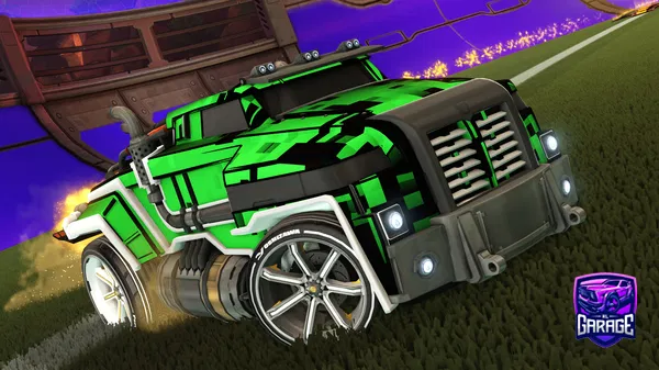 A Rocket League car design from Throlli