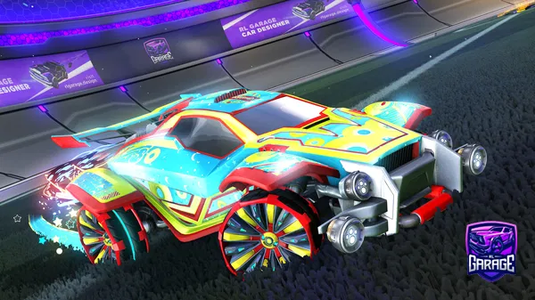 A Rocket League car design from ItsGiuze