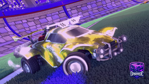 A Rocket League car design from Zrake11
