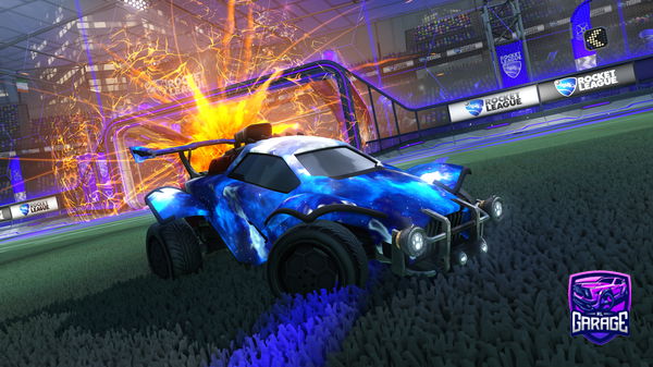 A Rocket League car design from Fedde_AIMBOT