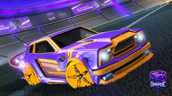 A Rocket League car design from PotatoFace15